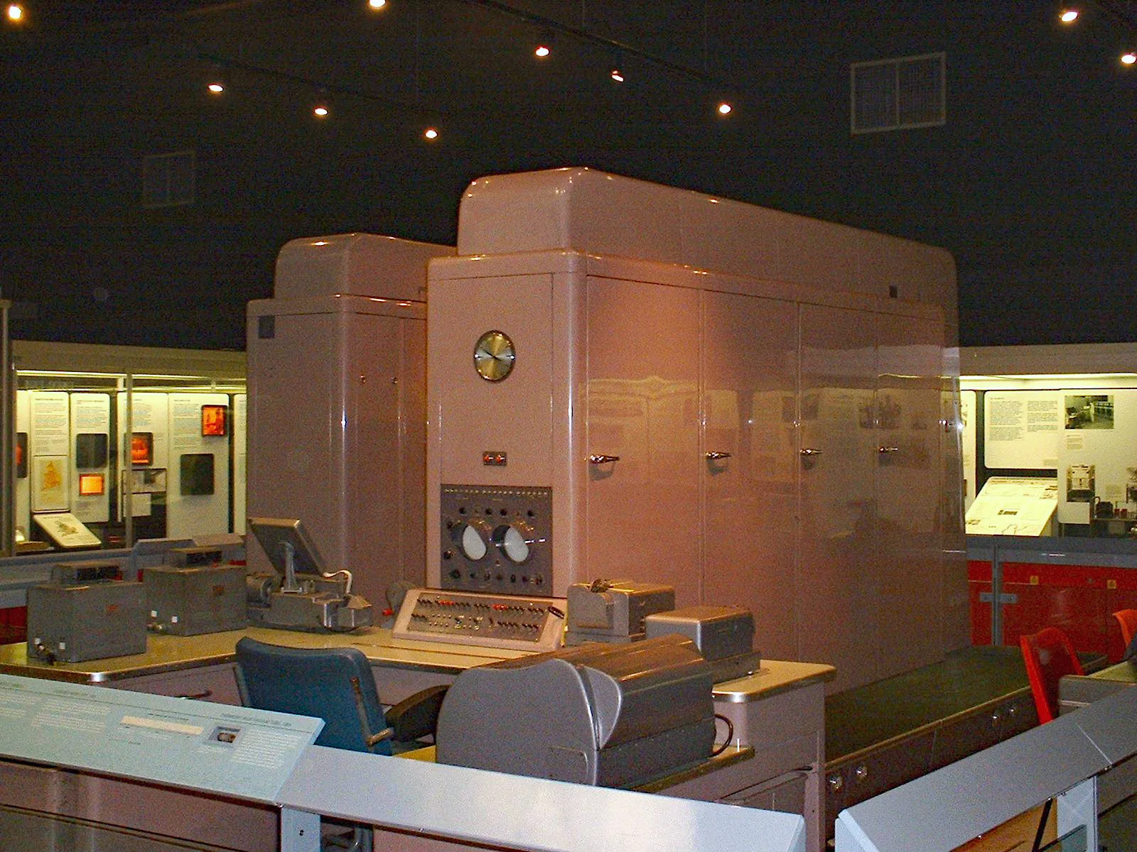 On display