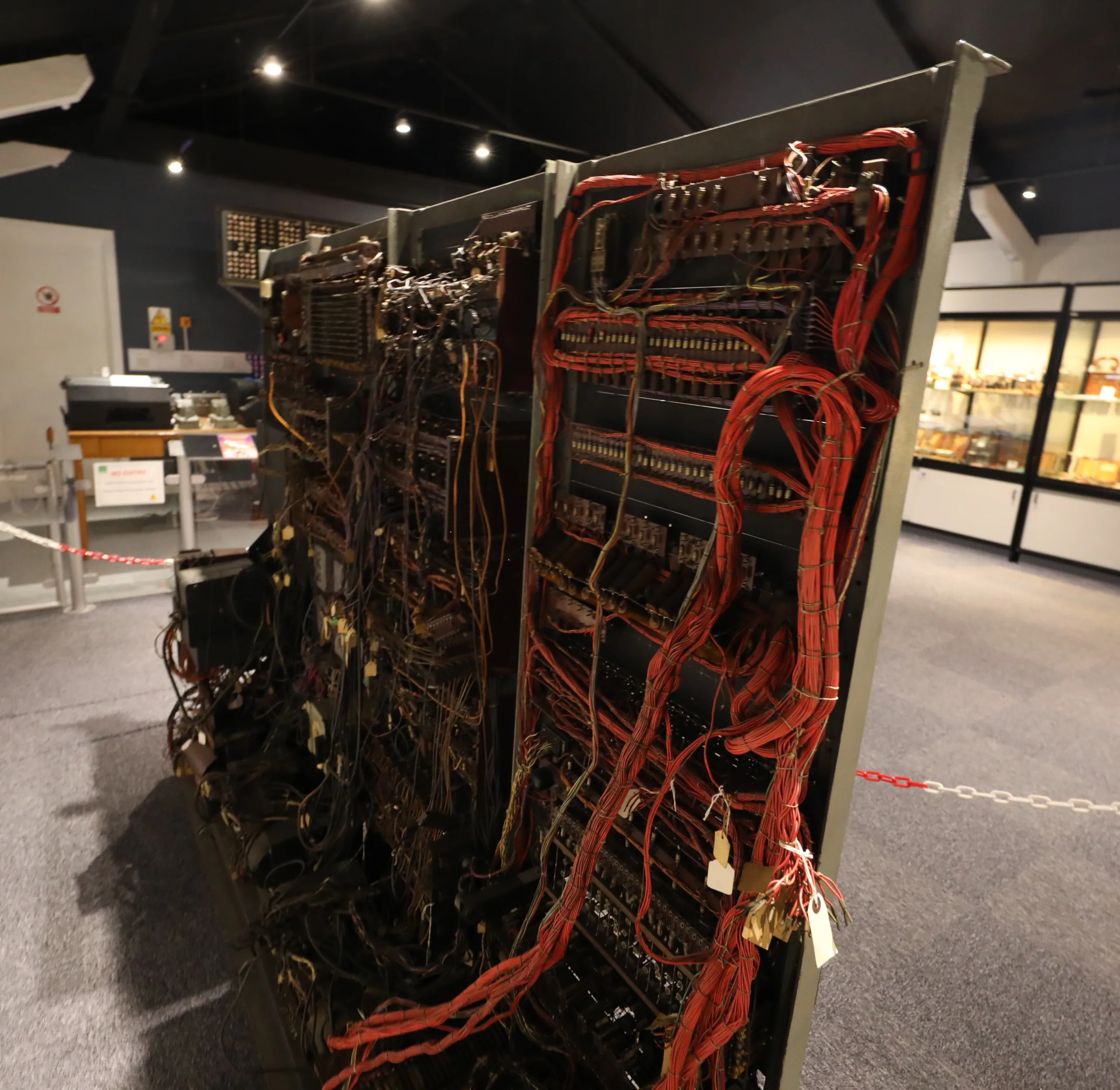 Wiring on rear