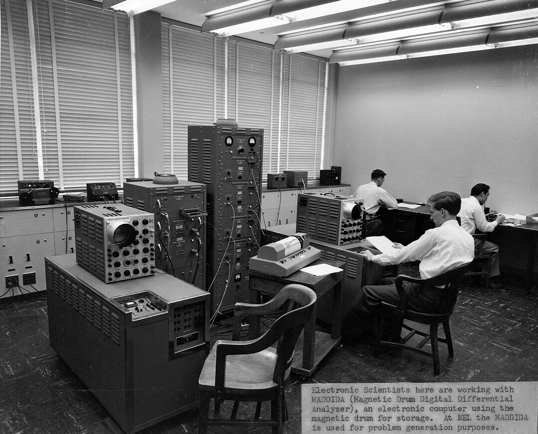 At Navy Electronics Laboratory, USA