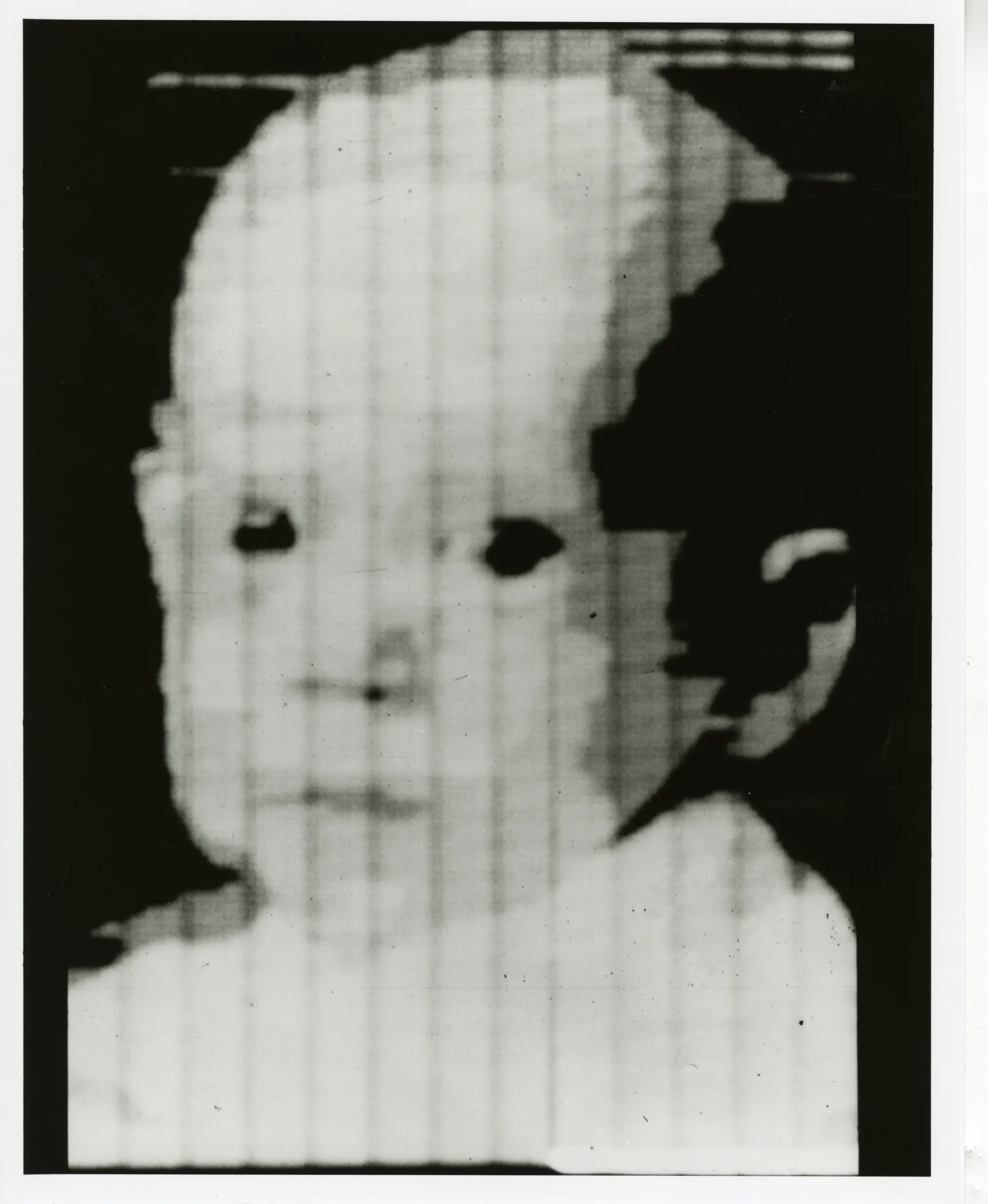 First scanned image