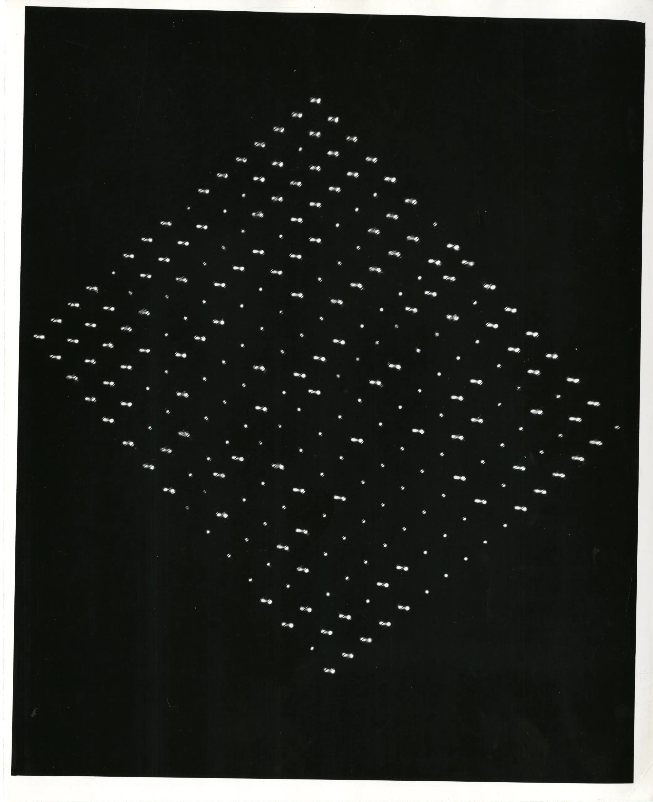 Memory pattern on Williams tube CRT